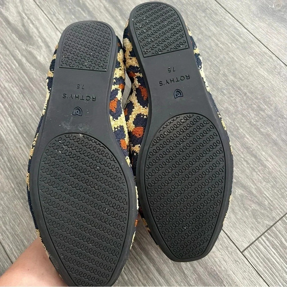 Rothy's The Square Big Cat Textile Flat Comfort Shoes Women’s - Picture 2 of 7